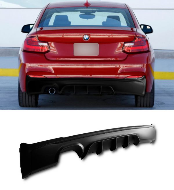 REAR BUMPER BODY KIT M SPORT KIT PRIMED FOR BMW 2 SERIES F22 F23 2014-2020 - Image 6