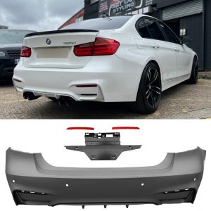 REAR BUMPER BODYKIT CONVERSION PRIMED F80 M3 LOOK FOR BMW F30 2012-2018