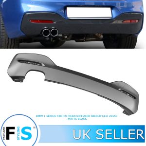 BMW 1 SERIES F20 F21 REAR DIFFUSER 15+ FACELIFT LCI
