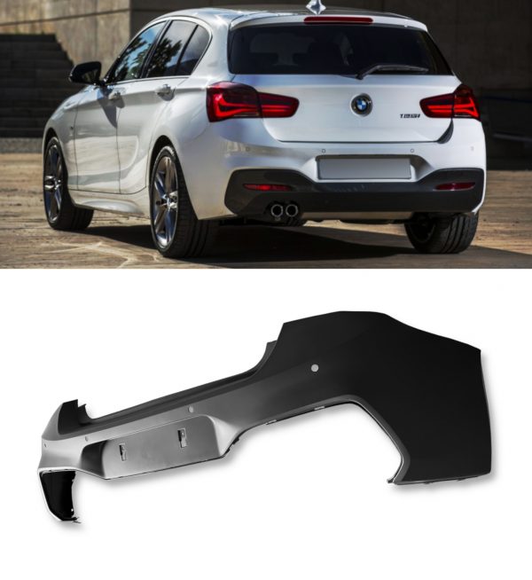 REAR BUMPER & DIFFUSER KIT M SPORT PRIMED FOR BMW 1 SERIES F20 F21 LCI 2015-2019 - Image 4