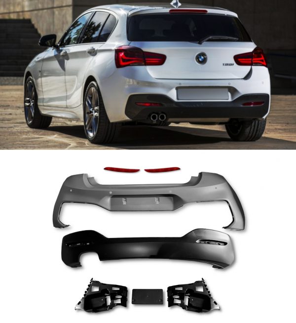REAR BUMPER & DIFFUSER KIT M SPORT PRIMED FOR BMW 1 SERIES F20 F21 LCI 2015-2019