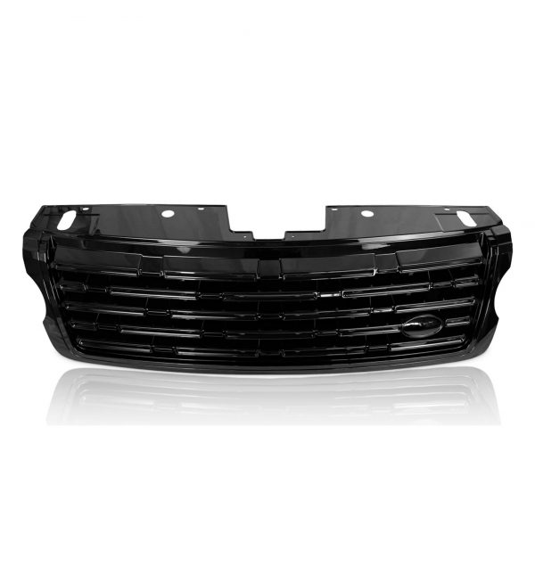 FRONT GRILLE 2023+ LOOK FULL GLOSS BLACK FOR RANGE ROVER VOGUE L405 2013-2017 - Image 5