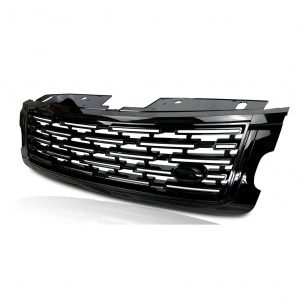 FRONT GRILLE 2023+ LOOK GLOSS BLACK & SILVER FOR RANGE ROVER VOGUE L405 2018+