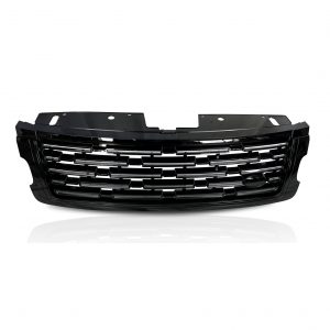 FRONT GRILLE 2023+ MODEL LOOK FULL GLOSS BLACK FOR RANGE ROVER VOGUE L405 2018+