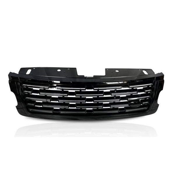 FRONT GRILLE 2023+ MODEL LOOK FULL GLOSS BLACK FOR RANGE ROVER VOGUE L405 2018+