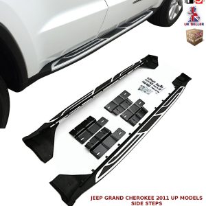 JEEP GRAND CHEROKEE SIDE STEPS RUNNING BOARDS SET NEW STYLE 100% OEM FIT 2011+
