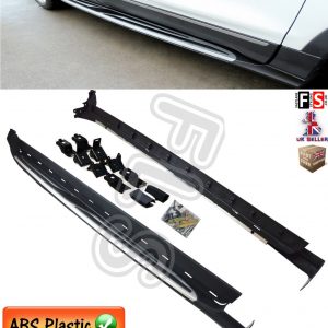 FORD KUGA SIDE STEPS RUNNING BOARDS NEW EDITION BLACK SILVER 13+ OEM FIT