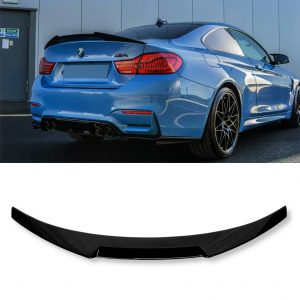 REAR BOOT SPOILER SPLITTER GLOSS BLACK FOR BMW 4 SERIES M4 F82 COUPE 2014+