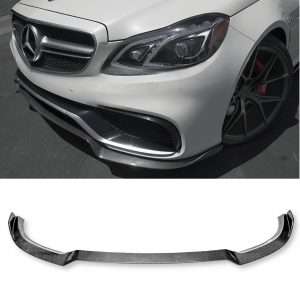 FRONT LIP SPLITTER CARBON FIBRE FOR MERCEDES E CLASS W212 SALOON E63 AMG 2014-16