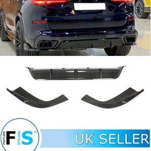 BMW X5 G05 M SPORT REAR DIFFUSER CARBON FIBRE 3 PCs