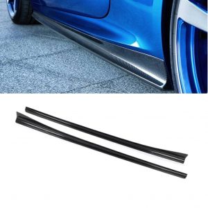 SIDE SKIRT EXTENSION BLADES CARBON FIBRE FOR BMW 8 SERIES G14 G15 2 DOOR MODELS