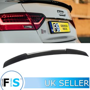 AUDI A5 S5 REAL CARBON FIBRE REAR BOOT SPOILER