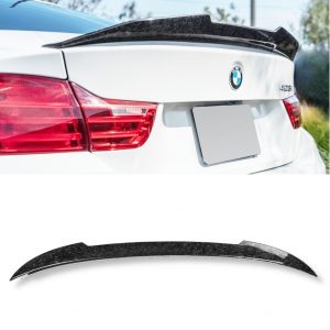 REAR BOOT SPOILER V STYLE FORGED CARBON FIBRE FOR BMW 4 SERIES F33 F83 M4 14-20
