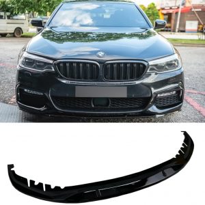 FRONT LIP SPLITTER SPOILER M PERFORMANCE GLOSS BLACK FOR BMW 5 SERIES G30 G31 2017-2020