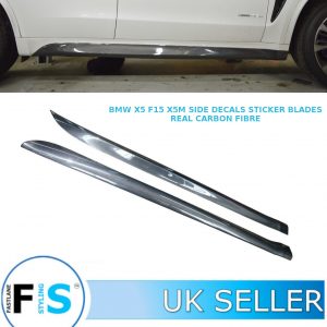 BMW X5 F15 X5M X6 F16 X6M SIDE SKIRT EXTENSION BLADES M PERFORMANCE CARBON FIBRE