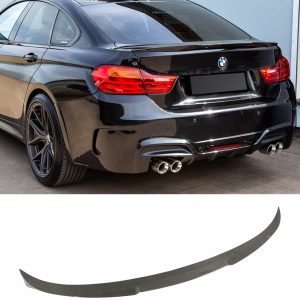 BMW 4 SERIES F36 COUPE CARBON REAR TRUNK BOOT LIP SPOILER V STYLE