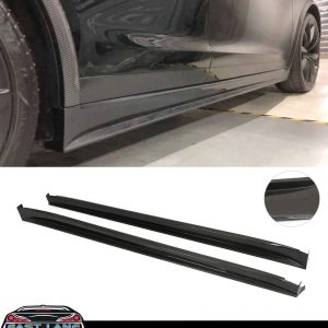 SIDE SKIRT EXTENSION BLADES CARBON FIBRE FOR TESLA MODEL X REAL 2016+