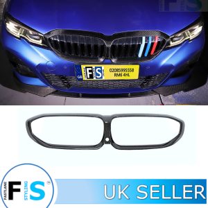 BMW 3 SERIES G20 G21 M SPORT CARBON FIBRE FRONT GRILLE FRAME COVER
