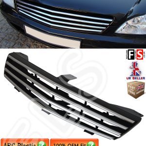 BRABUS STYLE FRONT GRILLE MERCEDES CLS CLASS W219 C219 2006-2009 CHROME GRILL