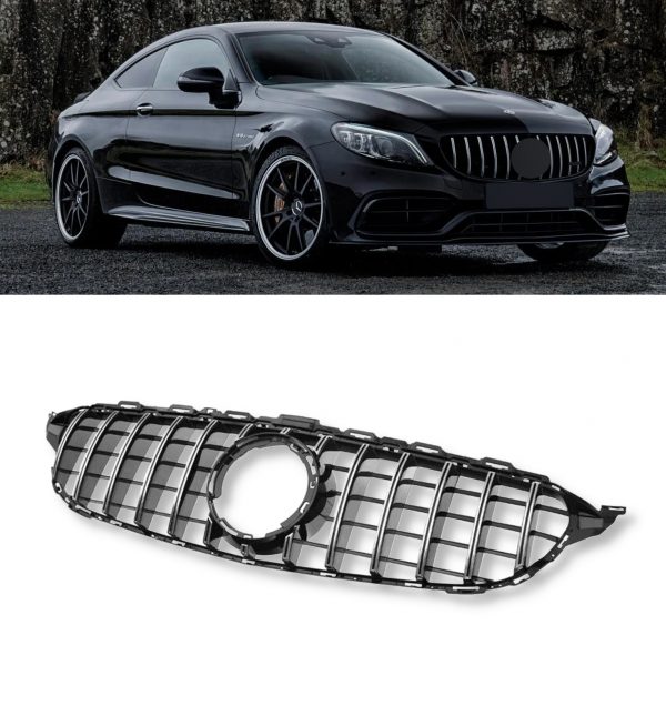 FRONT BUMPER BODYKIT CONVERSION PRIMED C63 LOOK FOR MERCEDES C CLASS W205 A205 C205 S205 2014-2018 - Image 7