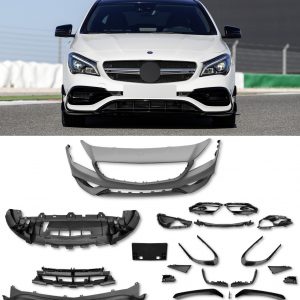 FRONT BUMPER BODYKIT CONVERSION PRIMED CLA45 LOOK FOR MERCEDES CLA CLASS 2013-2019
