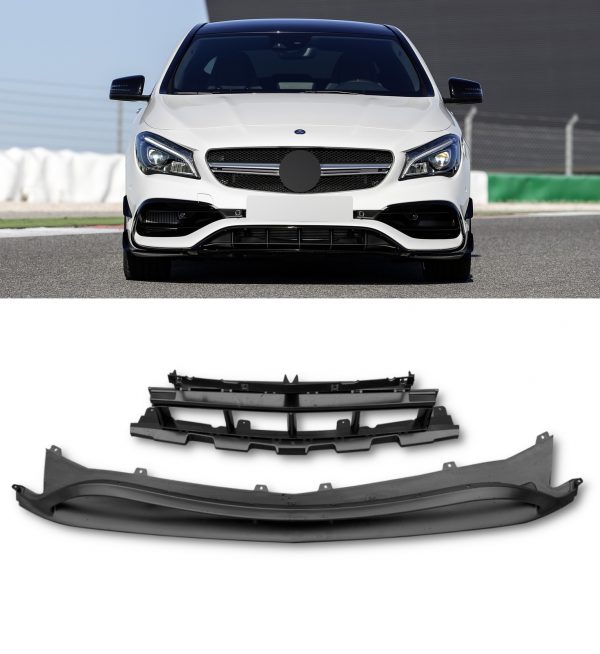 FRONT BUMPER BODYKIT CONVERSION PRIMED CLA45 LOOK FOR MERCEDES CLA CLASS 2013-2019 - Image 6
