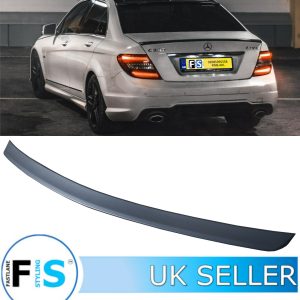 MERCEDES C CLASS W204 SALOON AMG STYLE REAR BOOT SPOILER