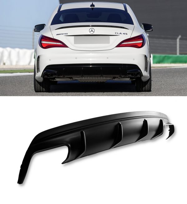 REAR BUMPER BODYKIT CONVERSION PRIMED CLA45 LOOK FOR MERCEDES CLA CLASS 2013-2019 - Image 6
