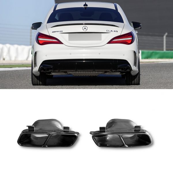 REAR BUMPER BODYKIT CONVERSION PRIMED CLA45 LOOK FOR MERCEDES CLA CLASS 2013-2019 - Image 8