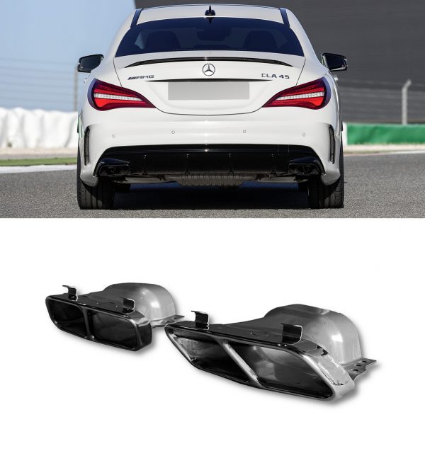 REAR BUMPER BODYKIT CONVERSION PRIMED CLA45 LOOK FOR MERCEDES CLA CLASS 2013-2019 - Image 9