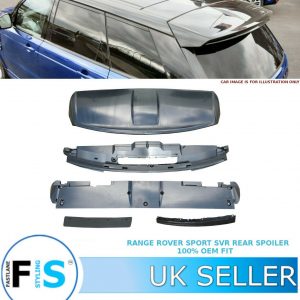 FOR RANGE ROVER SPORT L494 SVR STYLE REAR ROOF SPOILER TAILGATE SVR BOOT SPOILER