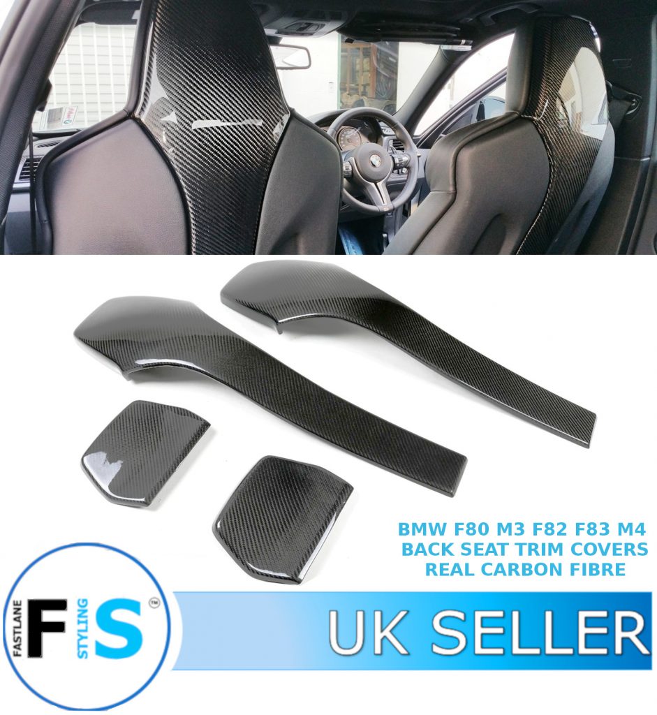 F83 Rear Leg Room BMW F80 M3 F82 F83 M4 REAR SEAT TRIM COVERS – Fastlane Styling