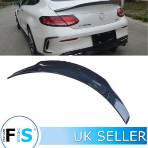 MERCEDES C CLASS C205 AMG BOOT SPOILER PSM STYLE