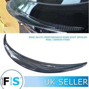BMW X6 E71 PERFORMANCE REAR BOOT TRUNK SPOILER