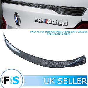 BMW X6 F16 M STYLE PERFORMANCE REAR BOOT TRUNK SPOILER