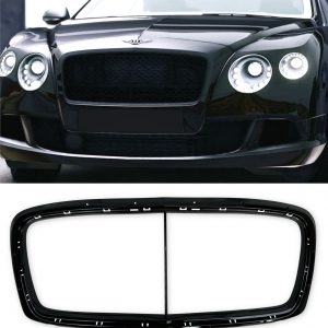 FRONT GRILLE SURROUND GLOSS BLACK FOR BENTLEY CONTINENTAL GT 2012-2016