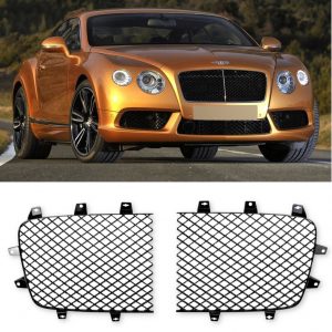 FRONT GRILLE MESH RADIATOR GLOSS BLACK FOR BENTLEY CONTINENTAL GT 2012-2016