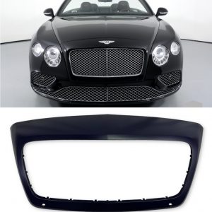 FRONT GRILLE SURROUND GLOSS BLACK FOR BENTLEY CONTINENTAL GT 2017+