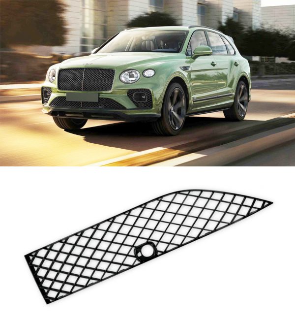 FRONT LOWER GRILLE PAIR GLOSS BLACK FOR BENTLEY BENTAYGA 2020+ - Image 4