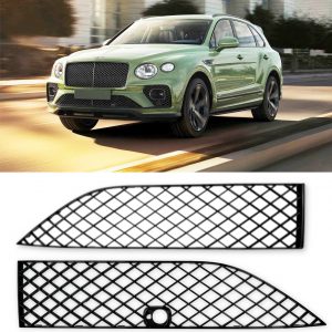 FRONT LOWER GRILLE PAIR GLOSS BLACK FOR BENTLEY BENTAYGA 2020+
