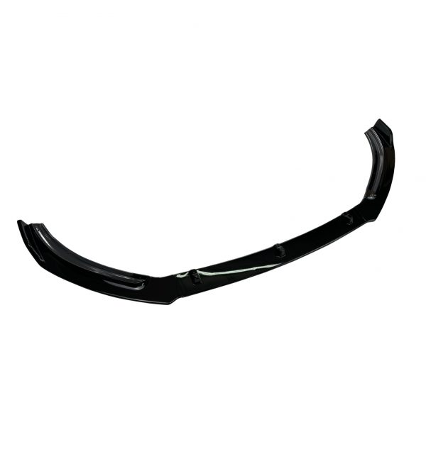 FRONT LIP SPLITTER LOOK GLOSS BLACK FOR VW POLO R-LINE 2022+ - Image 4