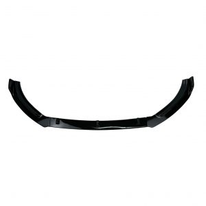 FRONT LIP SPLITTER LOOK GLOSS BLACK FOR VW POLO R-LINE 2022+