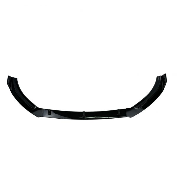FRONT LIP SPLITTER LOOK GLOSS BLACK FOR VW POLO R-LINE 2022+