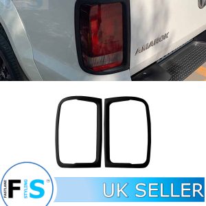 VW AMAROK MATTE BLACK TAIL LIGHT COVERS