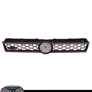 FRONT GRILLE HONEYCOMB MESH GTI STYLE GLOSS BLACK FOR VW POLO MK5 6R 2009-2014