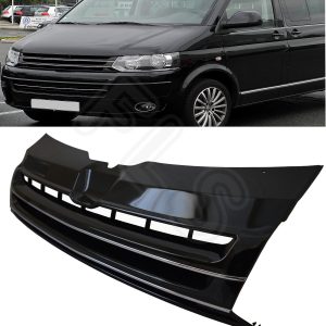 VW T5 TRANSPORTER FRONT GRILLE BADGELESS HIGH QUALITY FROM 2010-2015 MODELS