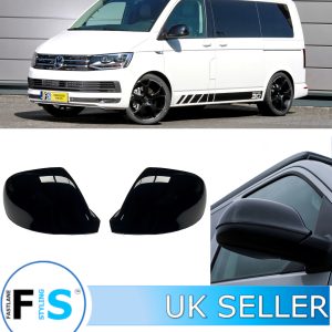 VW TRANSPORTER T5 T5.1 T6 SIDE WING MIRROR CAPS COVERS PROTECTORS