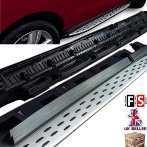 MERCEDES BENZ ML GLE W166 SIDE STEPS RUNNING BOARDS 2012 UP 100% FIT OEM STYLE