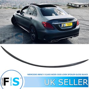 MERCEDES C CLASS W205 AMG STYLE SPORT REAR TRUNK BOOT SPOILER