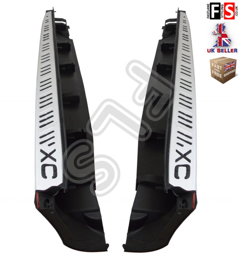 VOLVO XC60 ALUMINIUM SIDE STEPS XC 60 RUNNING BOARD BARS OEM STYLE ...